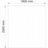 Шторка для ванной WASSERKRAFT AMMER SC-70103